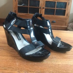 Black Strappy Heel